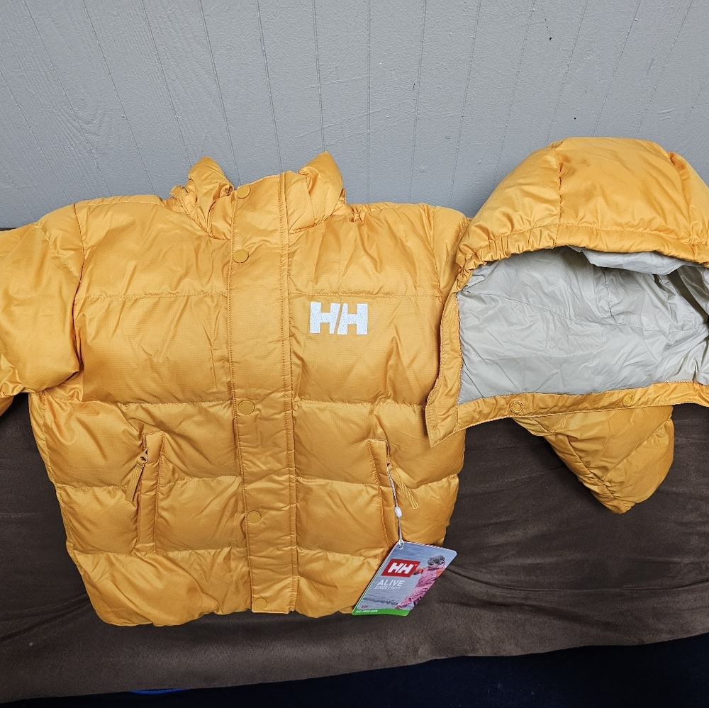 Hello Hanson Puffy Jacket Gold